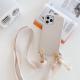 Compatible with Apple, Plush diagonal lanyard for iphone