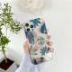 Double-Sided Film Electroplating Leaf Flower Phone Case