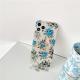 Double-Sided Film Electroplating Leaf Flower Phone Case