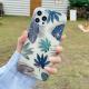 Double-Sided Film Electroplating Leaf Flower Phone Case