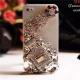 Compatible with Apple, Iphone Mobile Phone Case Transparent Rhinestone Mobile Phone Protective Cover Perfume Bottle Tower