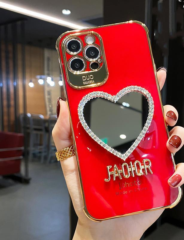Compatible with Apple, Mirror 12 Mobile Phone Case Female IPhone11 Net Red Pro Silicone Max Thin Xs All-Inclusive Xr Creative 8p