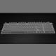 Pudding 108 Key Double Skin Pudding Cream PBT104 Two-color Milk Skin Mechanical Keyboard Translucent Keycap