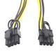 6pin To Dual 8pin Graphics Card Power Supply Line