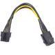 6P To 8P Extension Cable