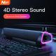 Compatible with Apple, 4D Computer Speaker Bar Stereo Sound subwoofer Bluetooth Speaker For Macbook Laptop Notebook PC Music Player Wired Loudspeaker