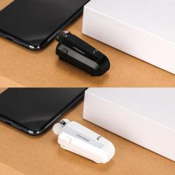 Retractable Business Collar Single-ear Bluetooth Headset