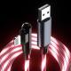 Luminous Elbow Streamer Data Cable Fast Charge