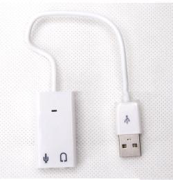 Usb Plastic Sound Card With Cable