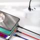 Aluminum Alloy Braided Three-in-one Charging Cable