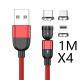 Magnetic Data Cable Threeinone 540-degree Rotation  Charging Cable Suitable