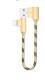 Double Elbow Braided Data Cable Micro Usb Android Mobile Phone Universal V8 Right Angle 90 Degree Charging Short Cable 20cm