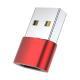 Aluminum Alloy USB Male To Female TYPE-C Adapter