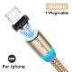 360-degree Magnetic Data Round Magnetic Cable Three-in-one Type-c Usb
