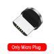 360-degree Magnetic Data Round Magnetic Cable Three-in-one Type-c Usb