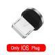 360-degree Magnetic Data Round Magnetic Cable Three-in-one Type-c Usb