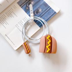 Cartoon Bite Charger Protective Sleeve