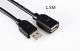 Black AF2.0usb Data Extension Cable With Copper Core