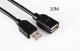 Black AF2.0usb Data Extension Cable With Copper Core
