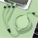 Multifunctional Liquid Silicone Three-in-one Mobile Phone Fast Charging Cable