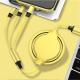 Multifunctional Liquid Silicone Three-in-one Mobile Phone Fast Charging Cable