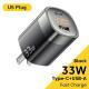 Travel PD QC3.0 Dual Port Mini Mobile Phone Quick Charge Charge