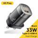Travel PD QC3.0 Dual Port Mini Mobile Phone Quick Charge Charge