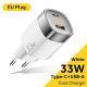 Travel PD QC3.0 Dual Port Mini Mobile Phone Quick Charge Charge