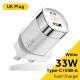 Travel PD QC3.0 Dual Port Mini Mobile Phone Quick Charge Charge