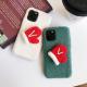 Compatible with Apple , Cute woolen glove phone case