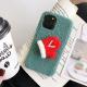 Compatible with Apple , Cute woolen glove phone case