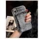 Compatible with Apple , Warm rabbit plush wristband phone case