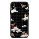 Black and white printing phone case
