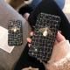 Applicable mobile phone case glitter bee 12 net red