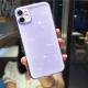 Mobile phone case with fluorescent powder