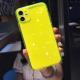 Mobile phone case with fluorescent powder