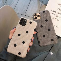 Compatible with Apple , Corduroy wave dot mobile phone case