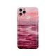 Purple landscape oil painting mobile phone case