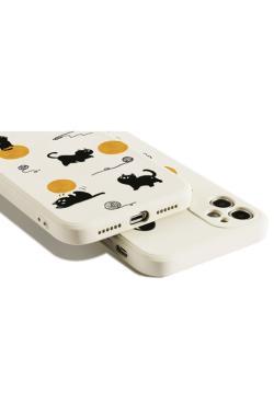 Compatible with Apple, Compatible with Apple , iphone12pro Apple Phone Case 6plus Silicone 11 All-inclusive Soft shell X Couple Xr Yellow Ball Kitten Xsmax