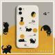 Compatible with Apple, Compatible with Apple , iphone12pro Apple Phone Case 6plus Silicone 11 All-inclusive Soft shell X Couple Xr Yellow Ball Kitten Xsmax