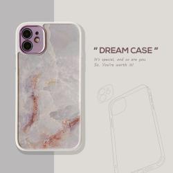 Compatible with Apple, Compatible with Apple , Suitable For IPhone12Pro Mobile Phone Case Marble Pattern