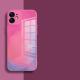 Compatible with Apple , Suitable For Apple 12 Mobile Phone Case Watercolor Straight Edge Tempered Glass Case