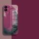 Compatible with Apple , Suitable For Apple 12 Mobile Phone Case Watercolor Straight Edge Tempered Glass Case