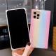 Compatible with Apple, Suitable For IPhone12 Gradient Rainbow Mobile Phone Case