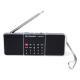 Hot L-288AMBT AM  FM Radio Mini Portable Rechargeable Bluetooth Wireless Speaker Support TF Card USB Disk MP3 With LCD Screen
