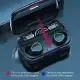 New Product Private Model Wireless Bluetooth Earphones TWS Large Screen Intelligent Digital Display In Ear Breathing Light