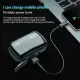 New Product Private Model Wireless Bluetooth Earphones TWS Large Screen Intelligent Digital Display In Ear Breathing Light