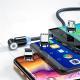Compatible with Apple , Degree Rotating Magnetic Data Cable