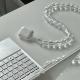 Transparent Bead Mobile Phone Data Cable