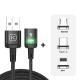 New Aluminum Alloy Data Line 3A 3-in-1 Magnetic Absorption Data Line